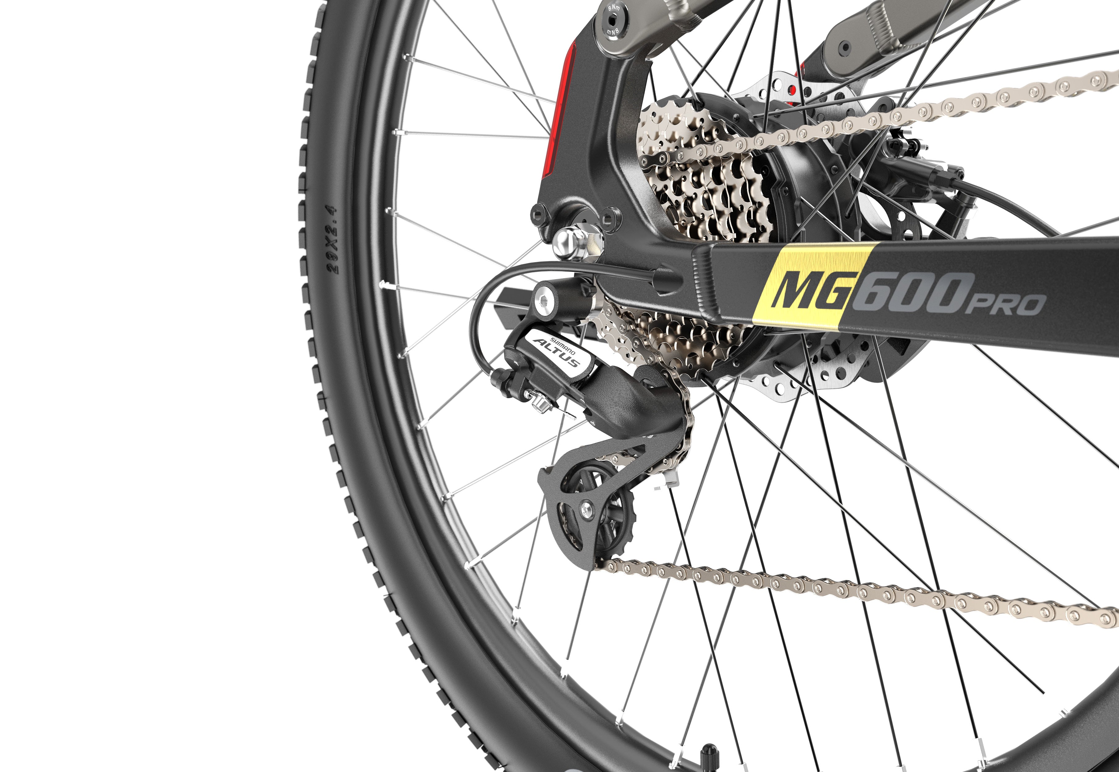 Lankeleisi MG600 Pro 250W VTT électrique de trail 29