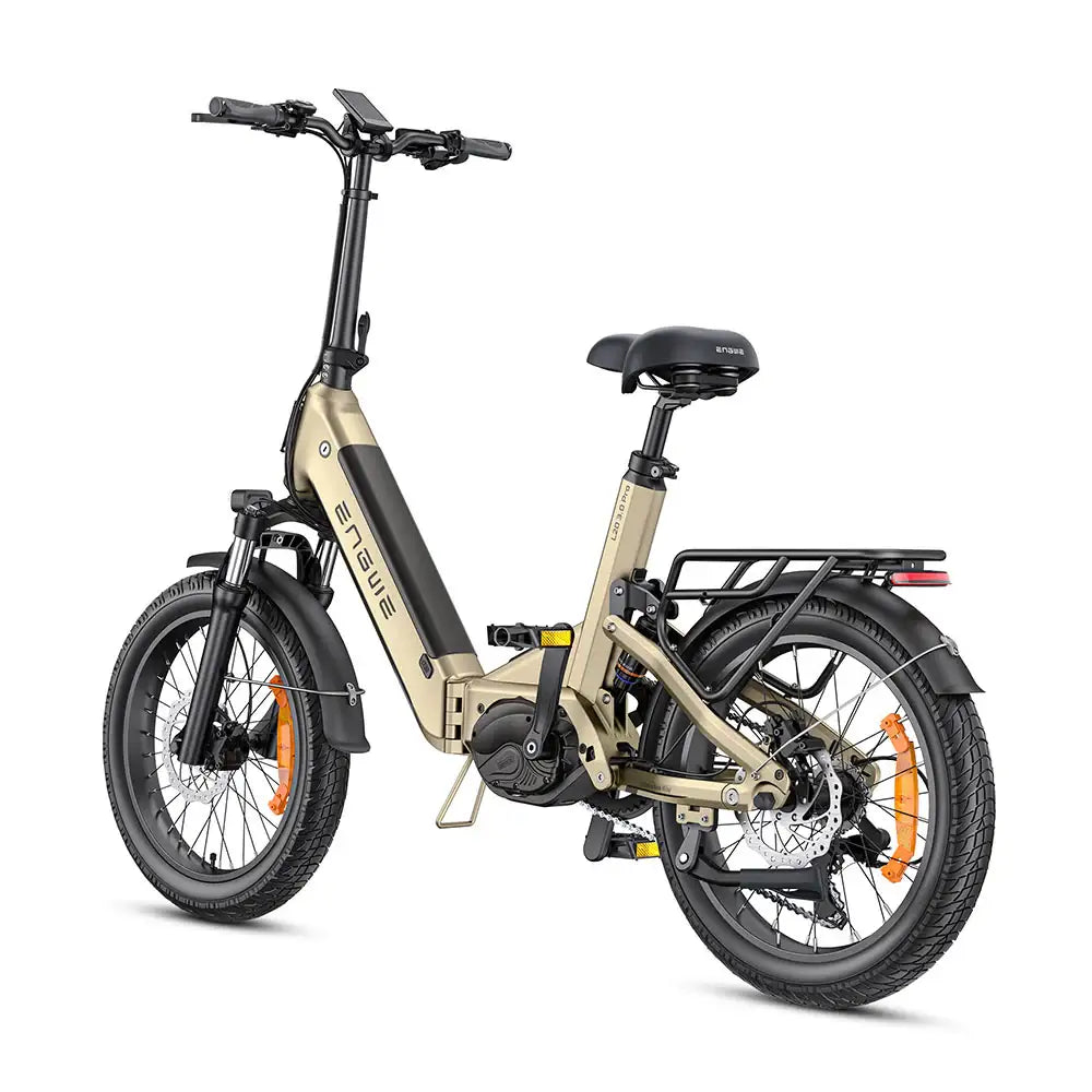 Engwe L20 3.0 PRO Moteur central 250W Vélo électrique pliable 20" 720Wh Vélo électrique à cadre ouvert Support d'applications