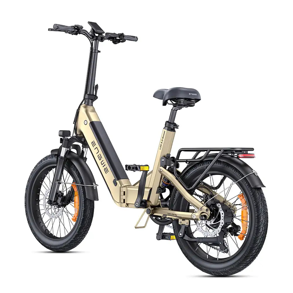 Engwe L20 3.0 BOOST Vélo Électrique Pliable 20" 648Wh VTT à Suspension Complète Support d'Applications