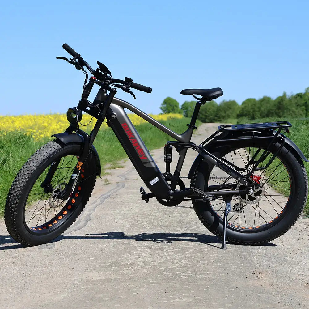 Dukawey Silvertip8 Vélo Gros Pneus 26” 1000W Vélo Électrique de Montagne 1040Wh Batterie 52V 20Ah VTT Électrique SUV