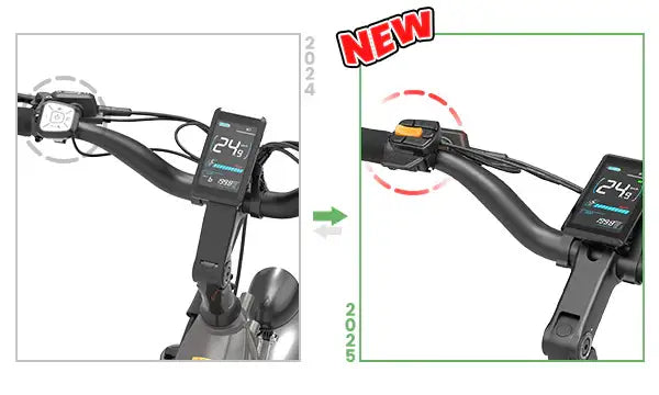 Lankeleisi MG600 Plus Version 2025 Vélo Tout Terrain SUV 26" Fat Bike 960Wh avec Capteur Commutable Batterie 48V 20Ah