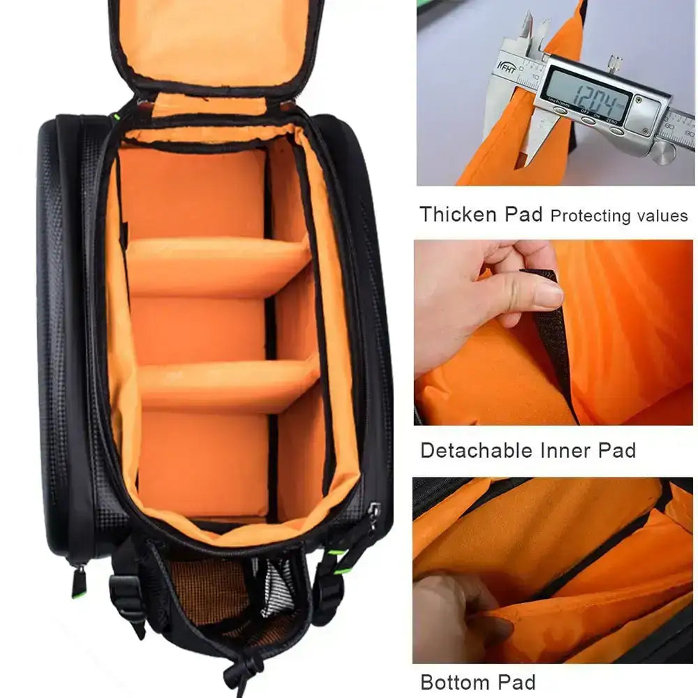 Vakole Waterproof Bike Rack Bag With Large Capacity(17-35L) - Buybestgear